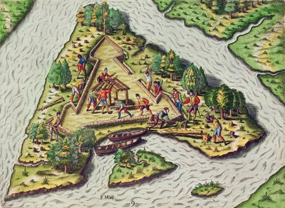A Site for the Fort is Chosen, from 